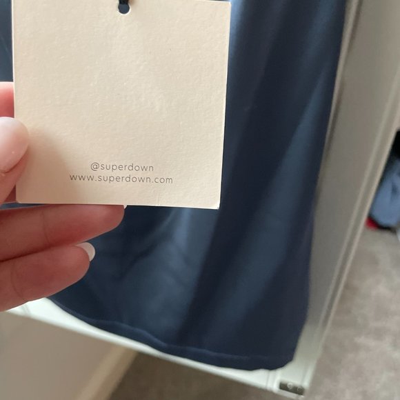 NWT Superdown Susie Open Back Mini Dress Small - Picture 10 of 11